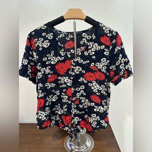 Floral Madewell Blouse